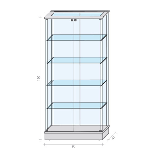 Gablota-szklana-PO-1-R-gablota-na-modele-gablota-kolekcjonerska