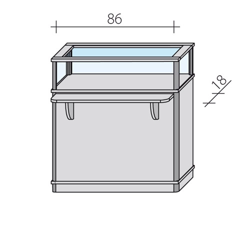 Pólka pod torby VPT-90